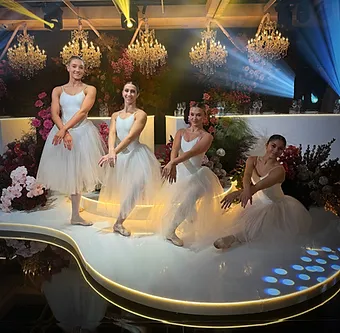 wedding show ballerinas