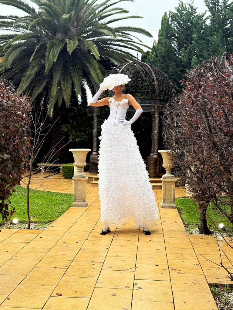 stilt walker dress
